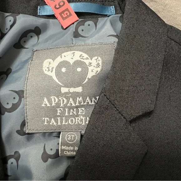 Appaman Boys 3Y Stylish‎ Charcoal Gray Mod Suit - Picture 5 of 8